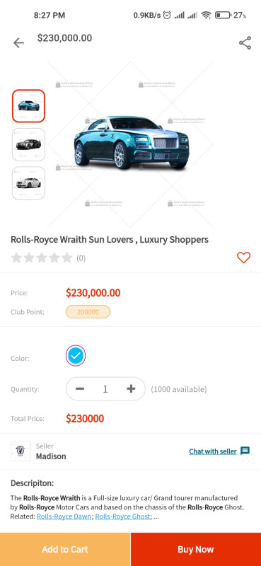 Ecommerce User Android App For Active ecommerce