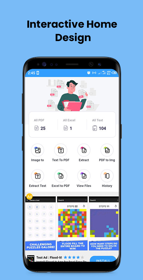 Smart PDF Converter | PDF Tools Android App with Admob Ads