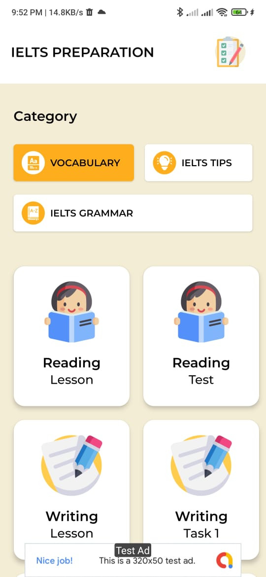 IELTS Preparation Full Guide App with AdMob Ads
