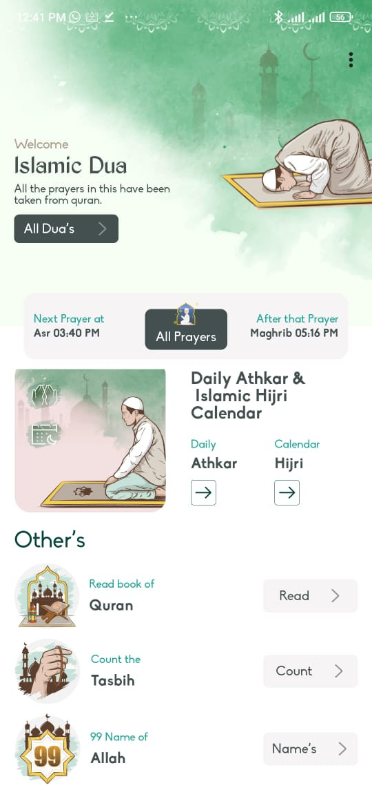 Muslim Apps-Islamic Dua Source Code